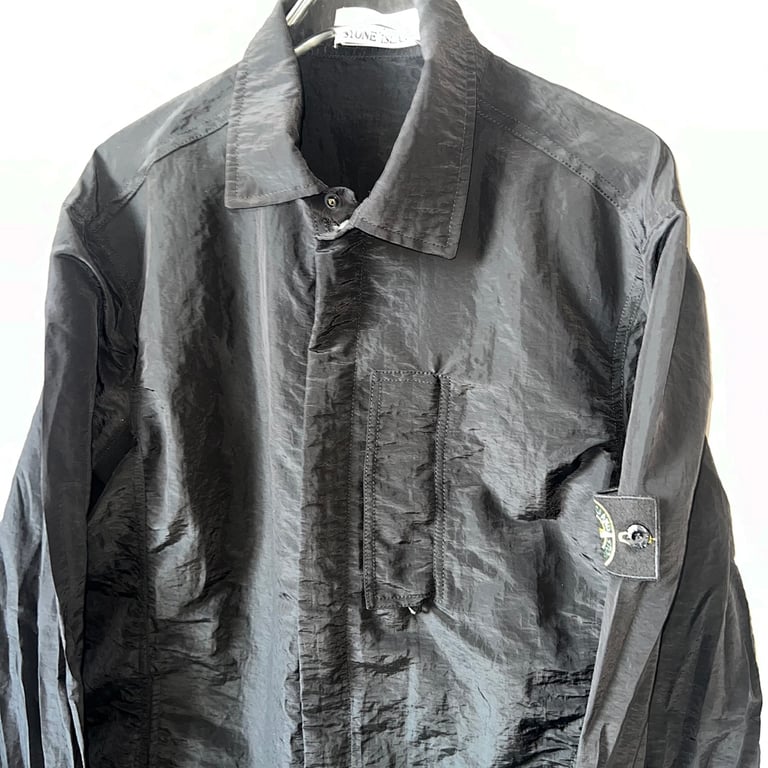 Stone Island 18SS Agate Black Overshirt - 18