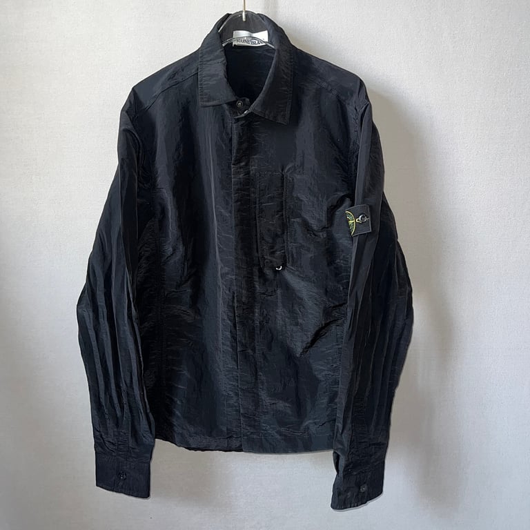 Stone Island 18SS Agate Black Overshirt - 19