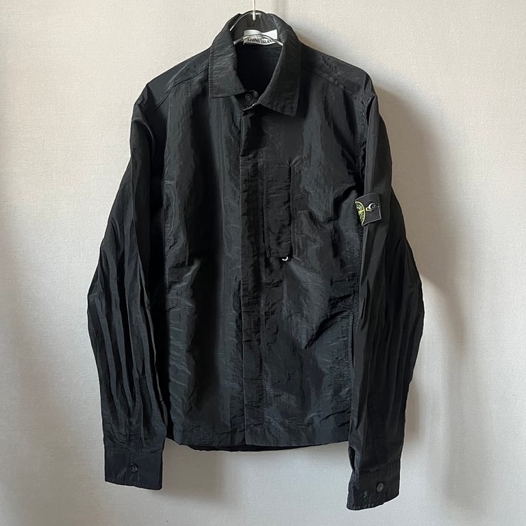 Stone Island 18SS Agate Black Overshirt - 21