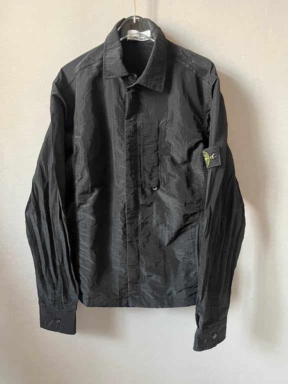 Stone Island 18SS Agate Black Overshirt - 22