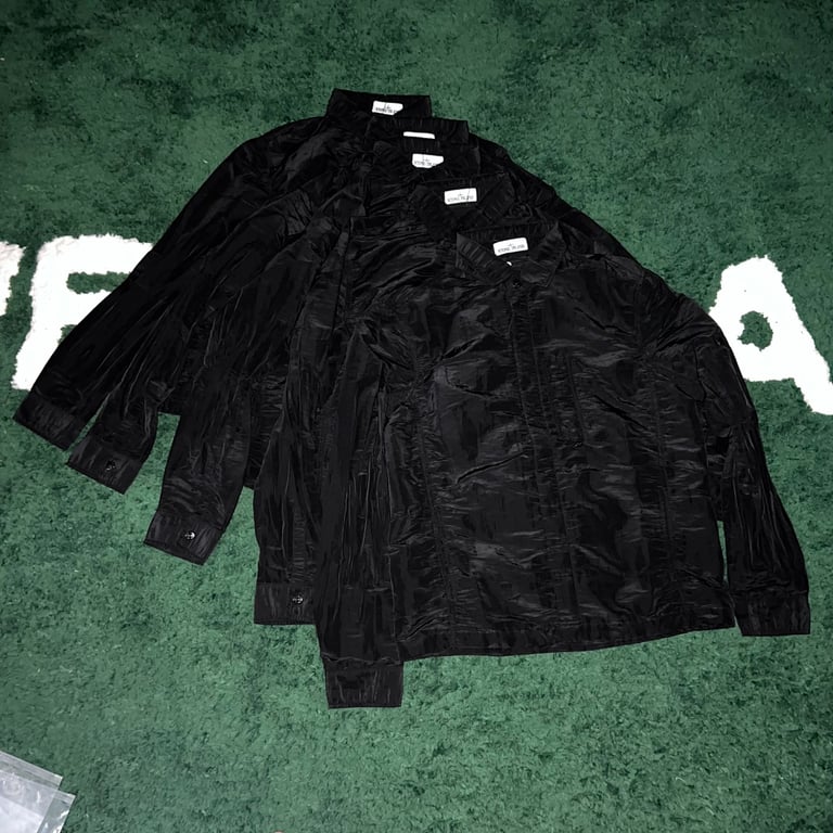 Stone Island 18SS Agate Black Overshirt - 23