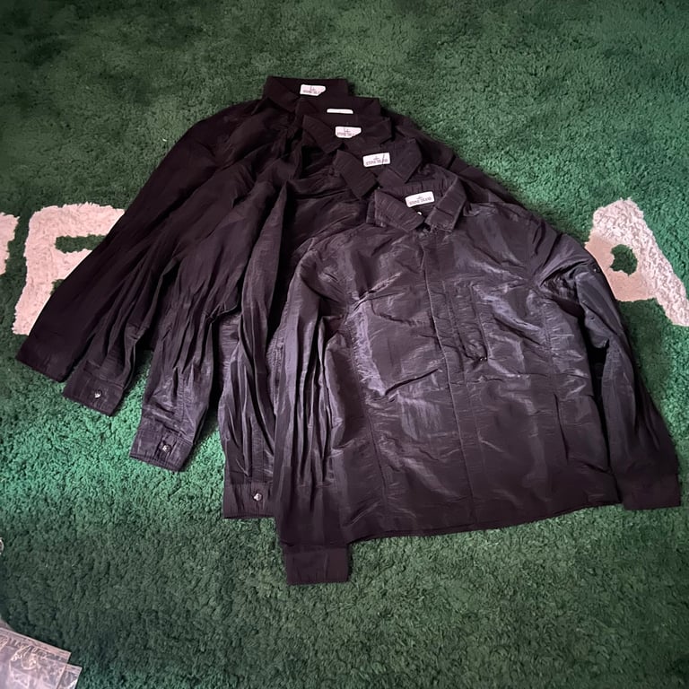 Stone Island 18SS Agate Black Overshirt - 24
