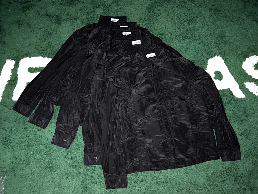 Stone Island 18SS Agate Black Overshirt - 25