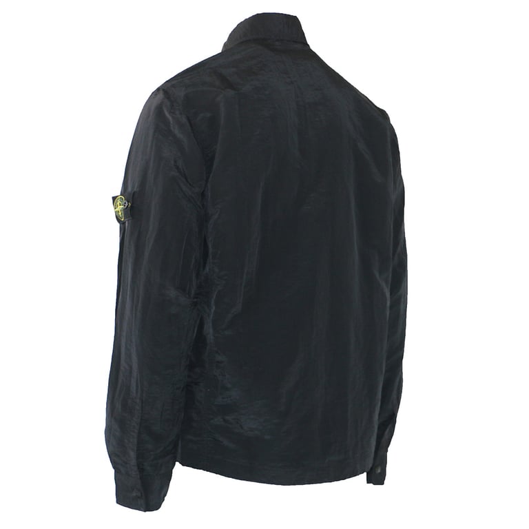 Stone Island 18SS Agate Black Overshirt - 4