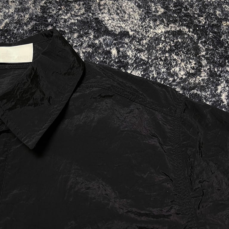 Stone Island 18SS Agate Black Overshirt - 32
