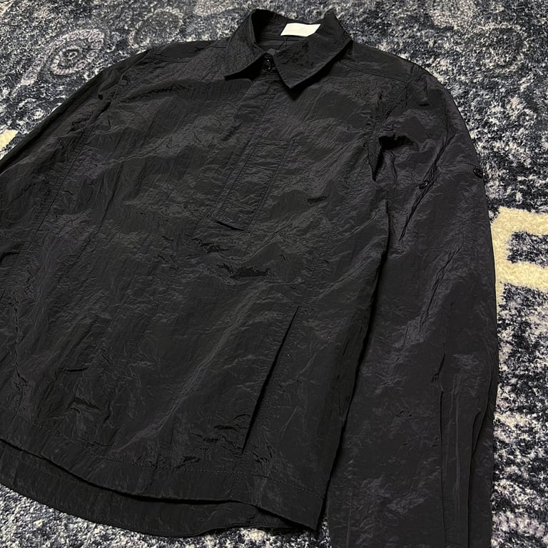 Stone Island 18SS Agate Black Overshirt - 36