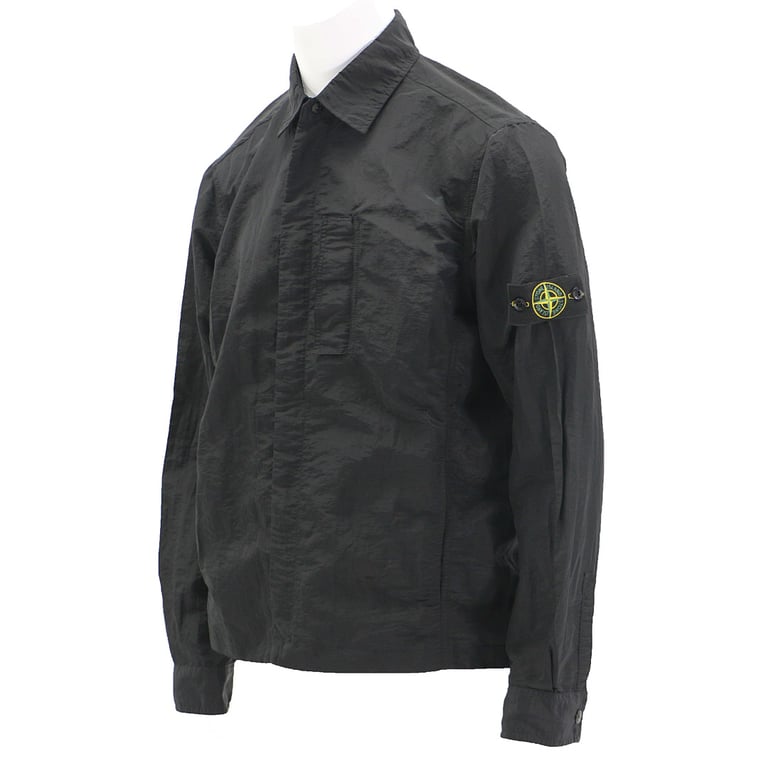 Stone Island 18SS Agate Black Overshirt - 8