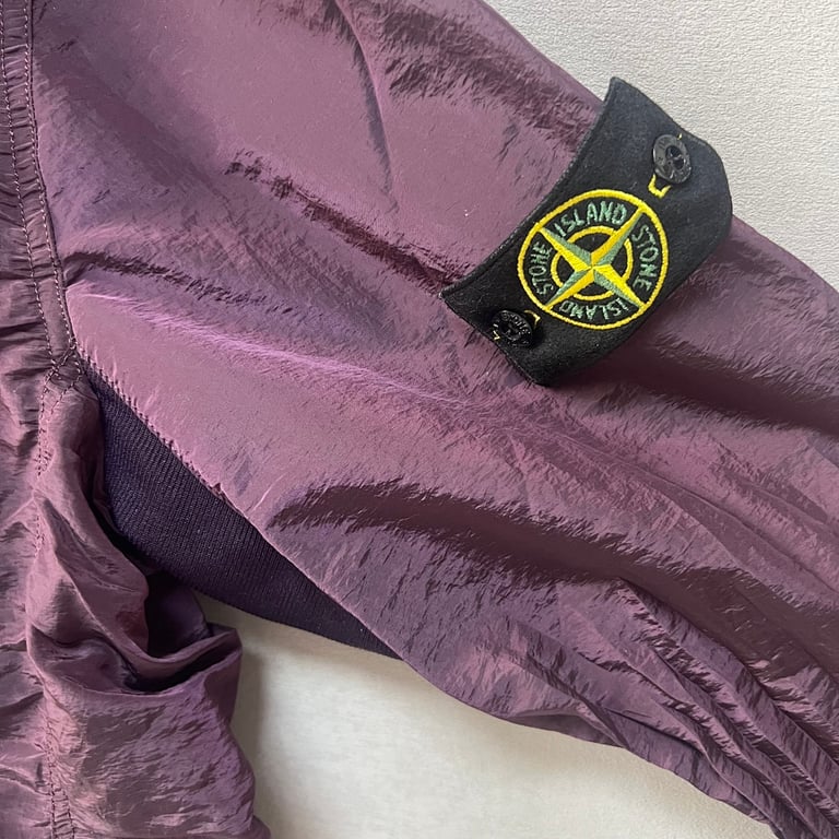Stone Island 18SS Nylon Metal Overshirt Purple - 18