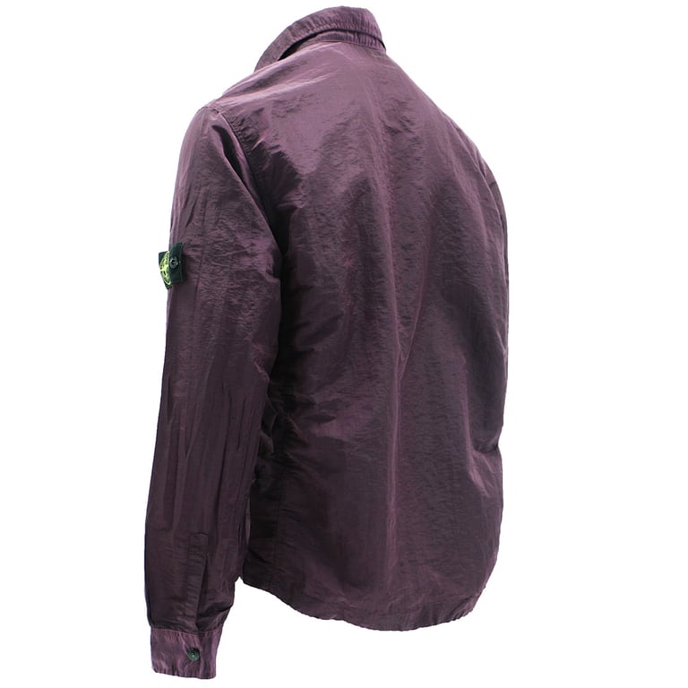 Stone Island 18SS Nylon Metal Overshirt Purple - 3