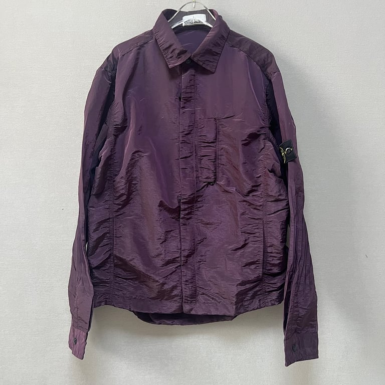 Stone Island 18SS Nylon Metal Overshirt Purple - 25
