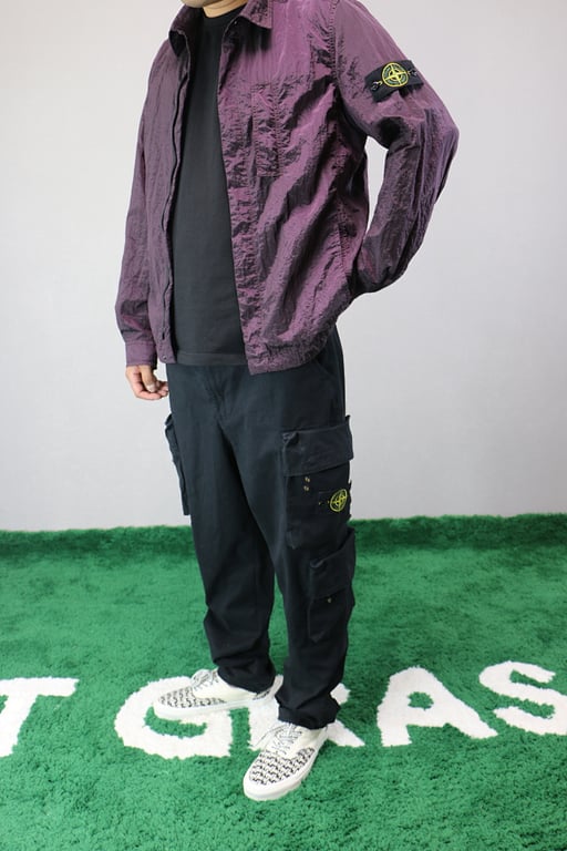 Stone Island 18SS Nylon Metal Overshirt Purple - 27