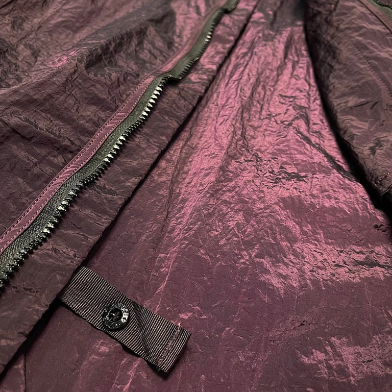 Stone Island 18SS Nylon Metal Overshirt Purple - 30