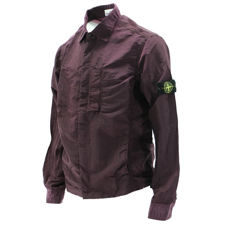 Stone Island 18SS Nylon Metal Overshirt Purple - 4