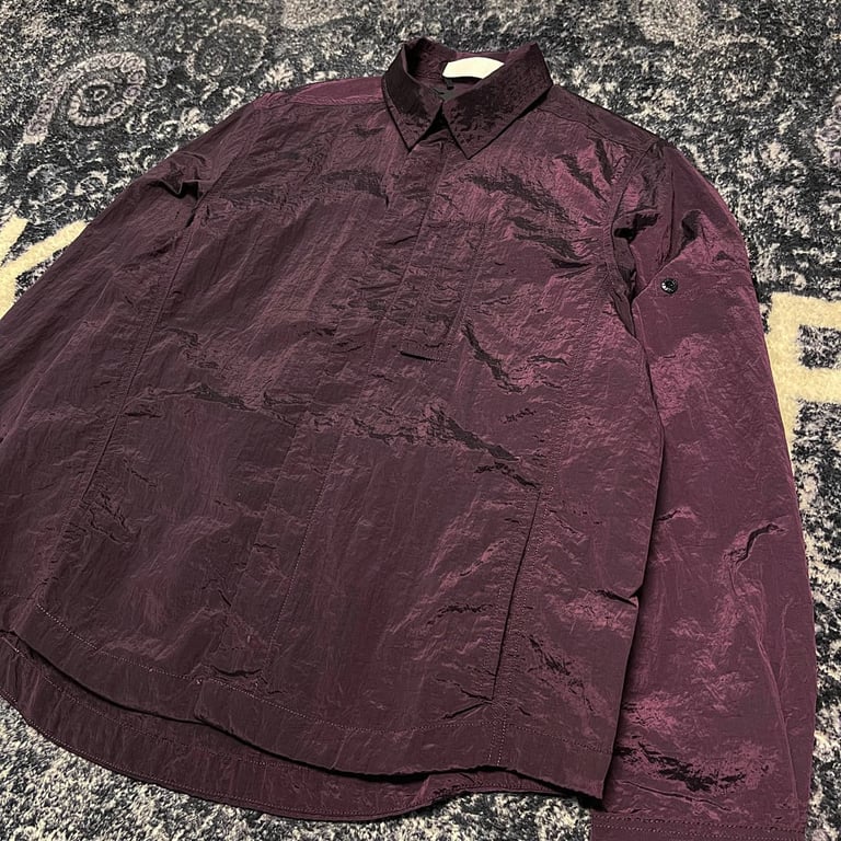 Stone Island 18SS Nylon Metal Overshirt Purple - 36