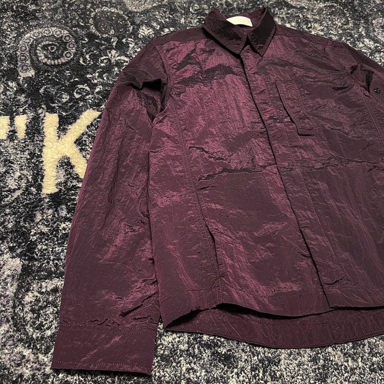 Stone Island 18SS Nylon Metal Overshirt Purple - 37