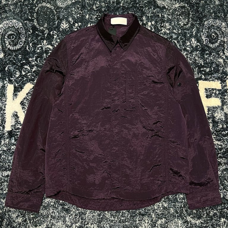 Stone Island 18SS Nylon Metal Overshirt Purple - 38