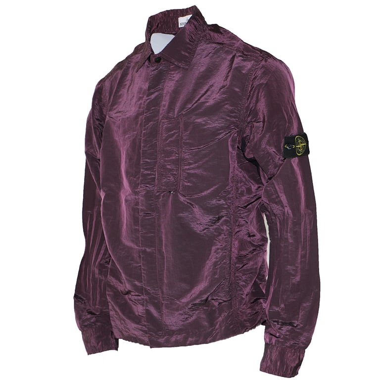 Stone Island 18SS Nylon Metal Overshirt Purple - 5