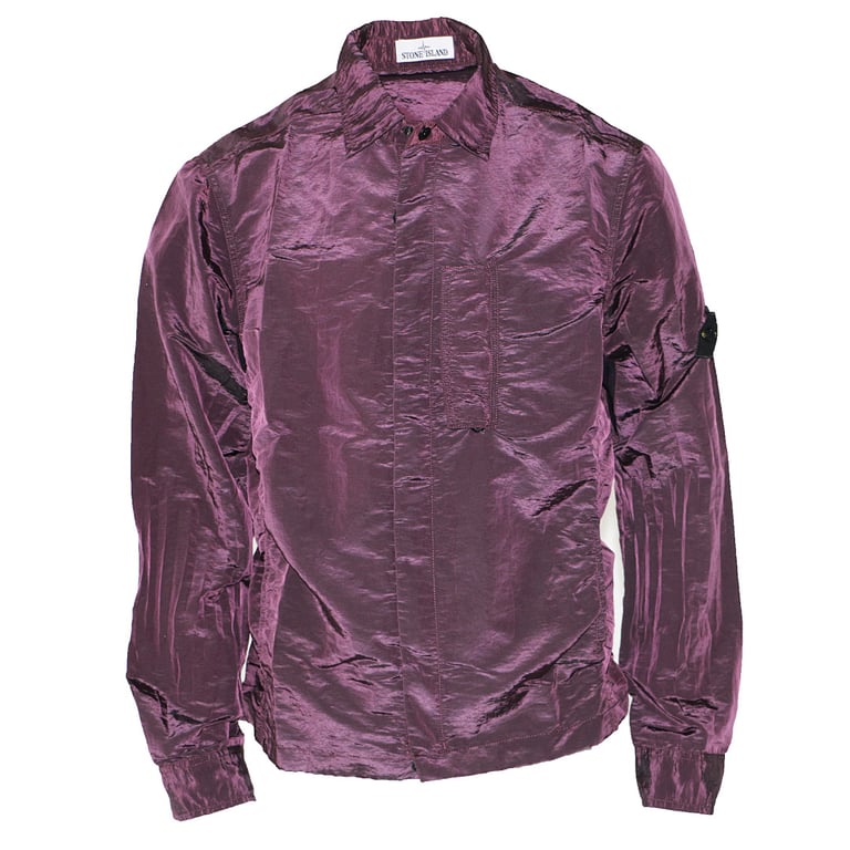 Stone Island 18SS Nylon Metal Overshirt Purple - 6
