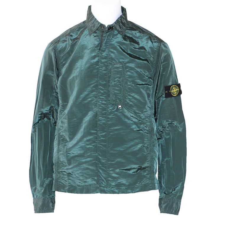 Stone Island 18SS Nylon Metal Overshirt Emerald Green - 2