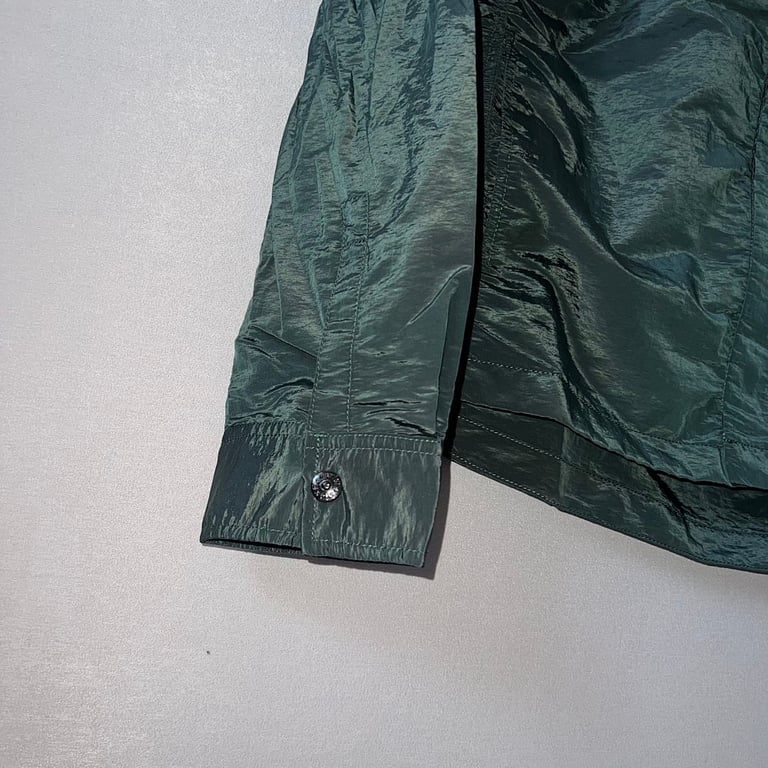Stone Island 18SS Nylon Metal Overshirt Emerald Green - 12