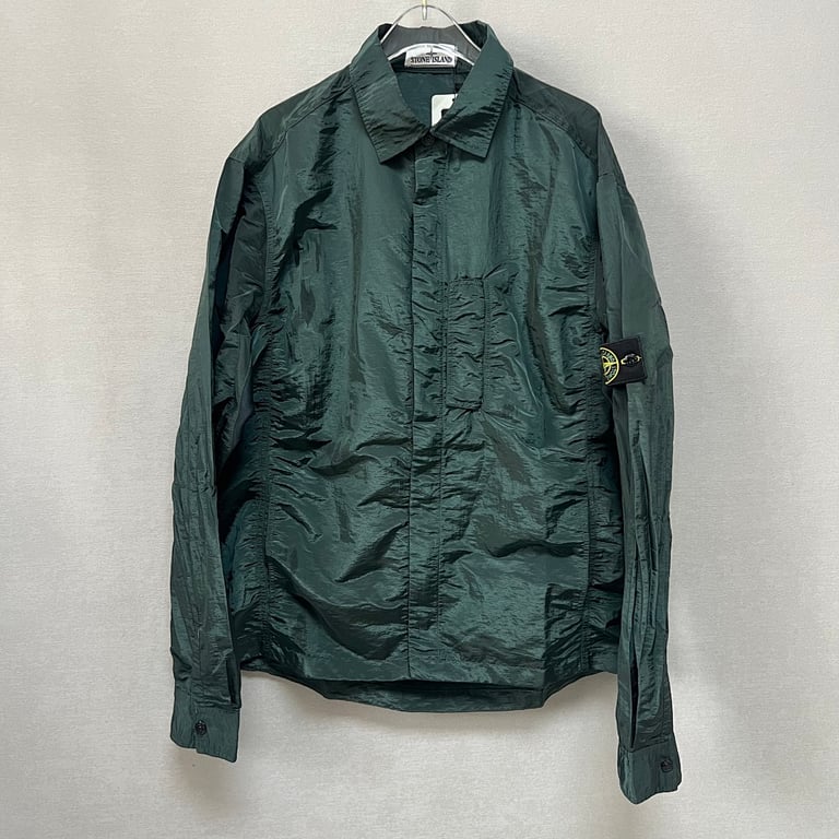 Stone Island 18SS Nylon Metal Overshirt Emerald Green - 21
