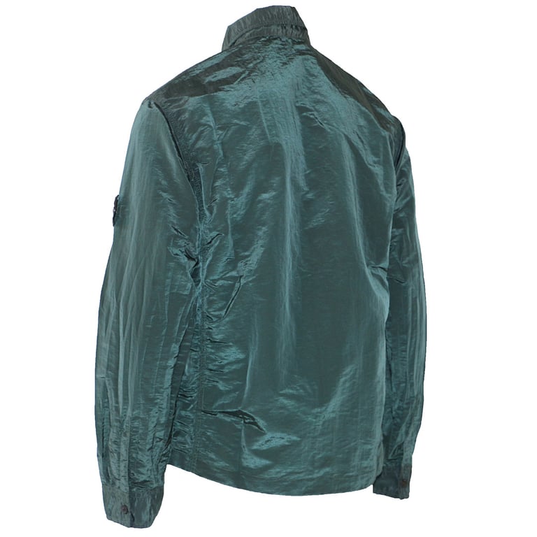 Stone Island 18SS Nylon Metal Overshirt Emerald Green - 4