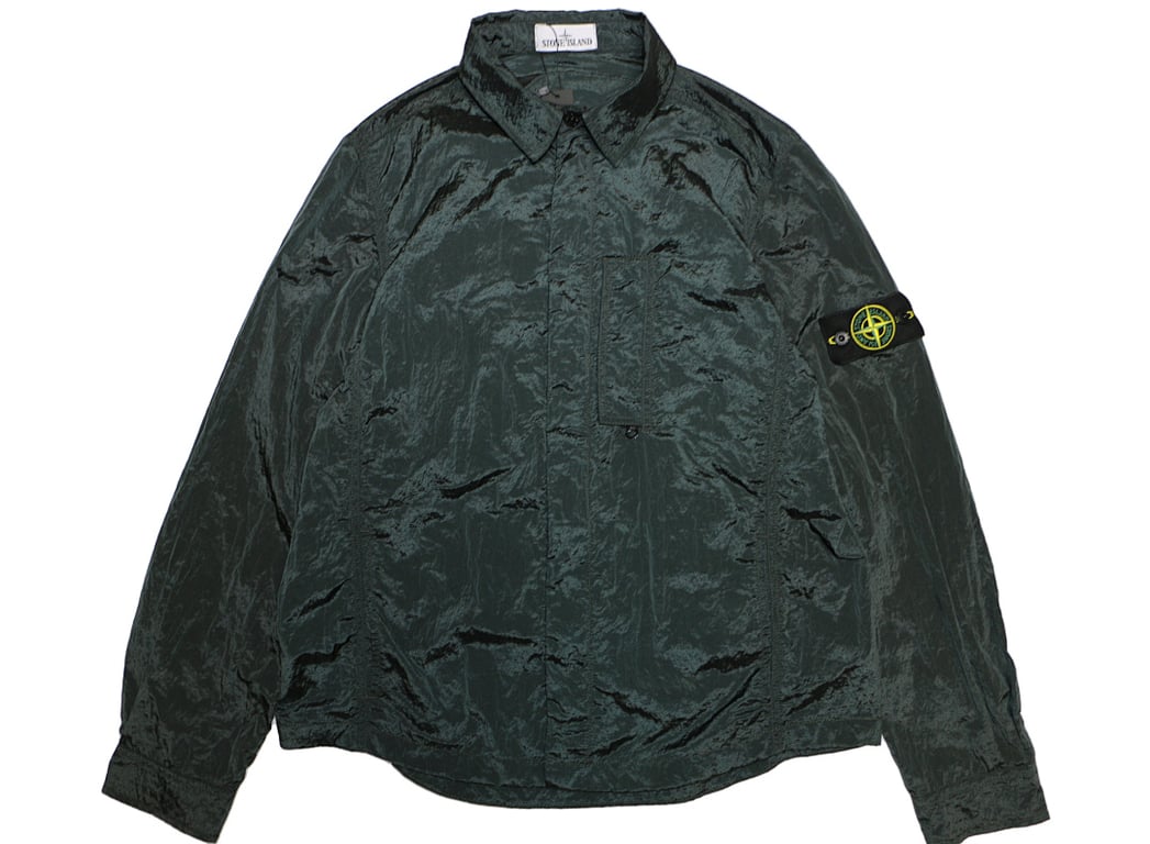 Stone Island 18SS Nylon Metal Overshirt Emerald Green - 36