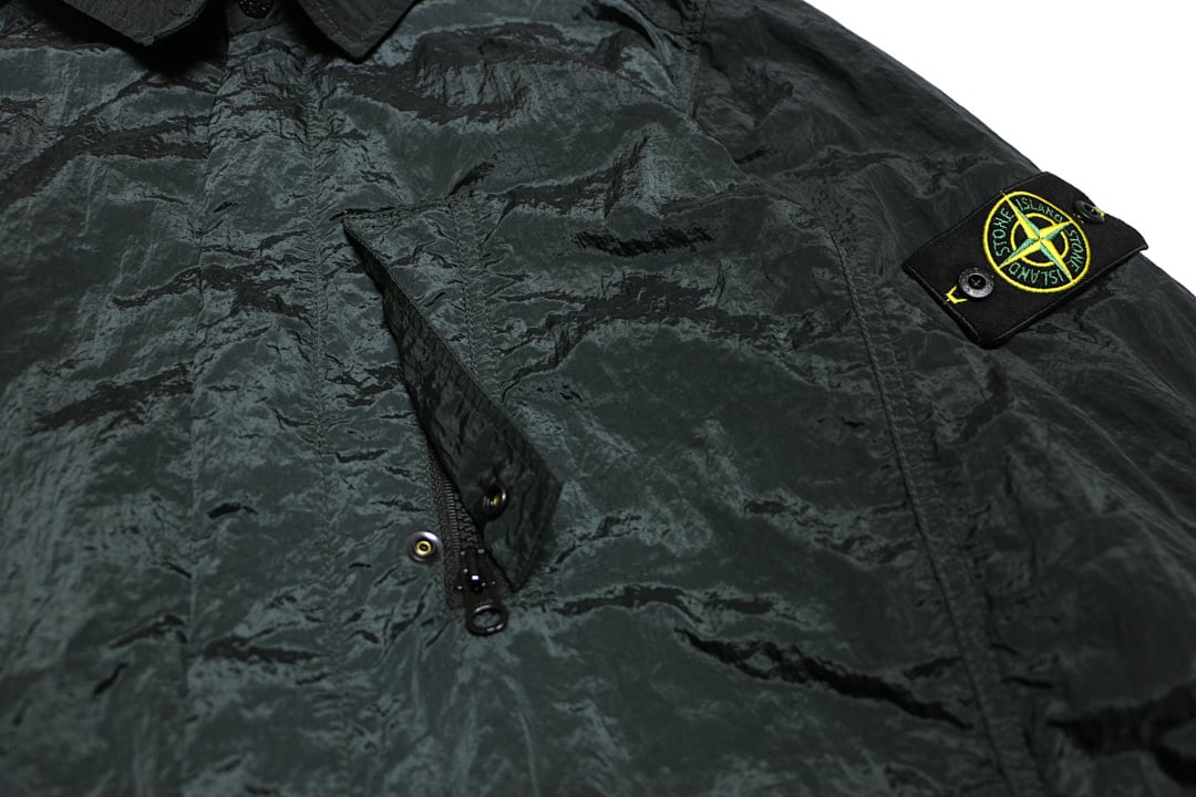 Stone Island 18SS Nylon Metal Overshirt Emerald Green - 37