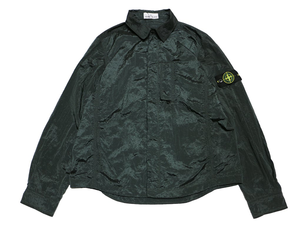 Stone Island 18SS Nylon Metal Overshirt Emerald Green - 38