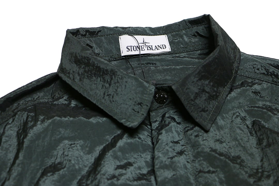 Stone Island 18SS Nylon Metal Overshirt Emerald Green - 39