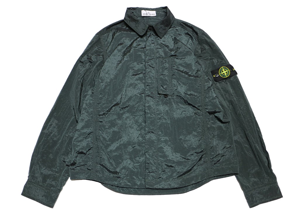 Stone Island 18SS Nylon Metal Overshirt Emerald Green - 40