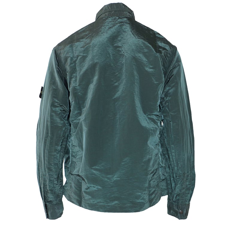 Stone Island 18SS Nylon Metal Overshirt Emerald Green - 5