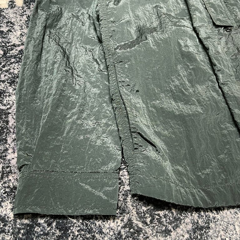 Stone Island 18SS Nylon Metal Overshirt Emerald Green - 46
