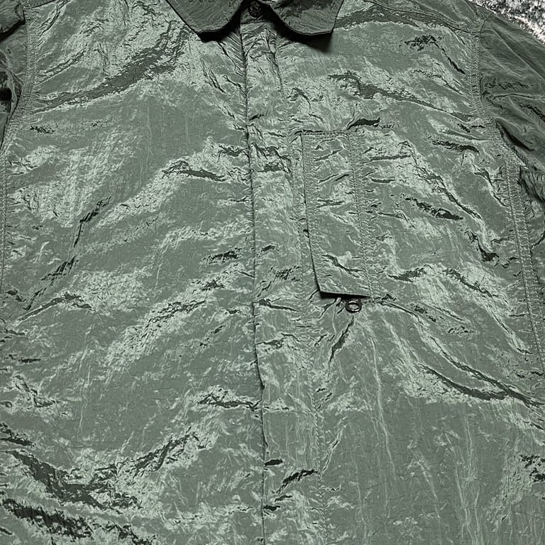 Stone Island 18SS Nylon Metal Overshirt Emerald Green - 47