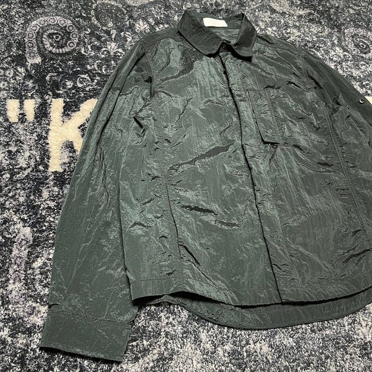 Stone Island 18SS Nylon Metal Overshirt Emerald Green - 49