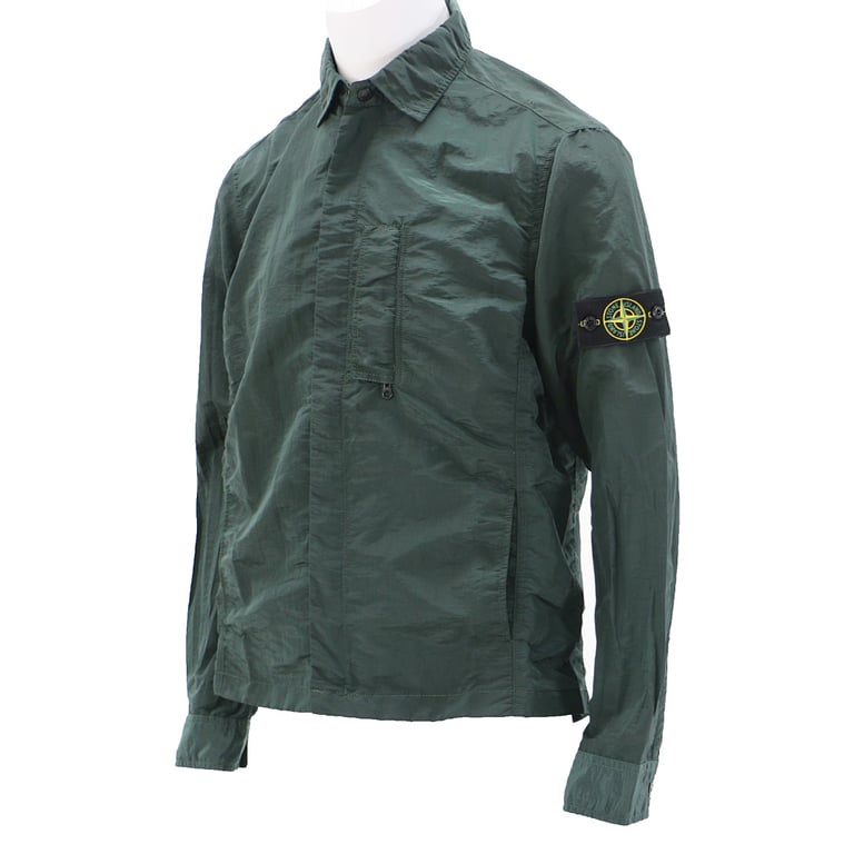 Stone Island 18SS Nylon Metal Overshirt Emerald Green - 8