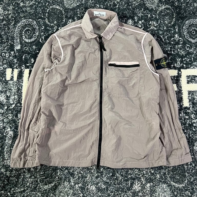 Stone Island 24SS Metallic Nylon Jacket Pink - 18