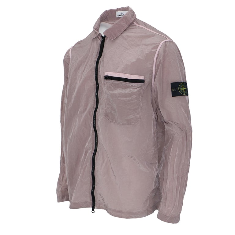 Stone Island 24SS Metallic Nylon Jacket Pink - 23