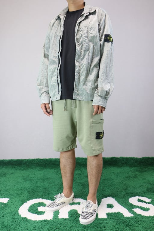 Stone Island 18SS Nylon Metal Overshirt Mint Green - 23