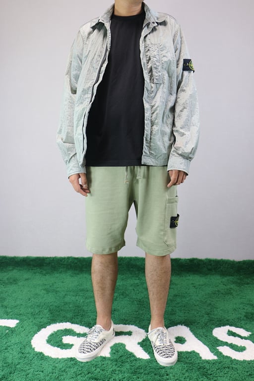 Stone Island 18SS Nylon Metal Overshirt Mint Green - 24