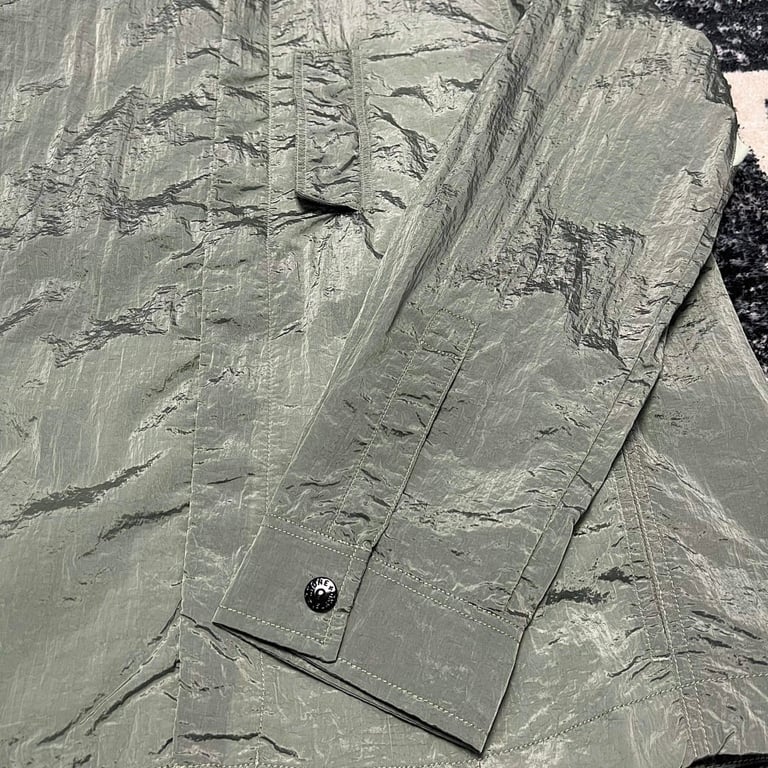 Stone Island 18SS Nylon Metal Overshirt Mint Green - 28