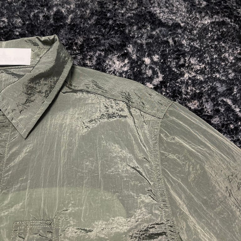 Stone Island 18SS Nylon Metal Overshirt Mint Green - 29