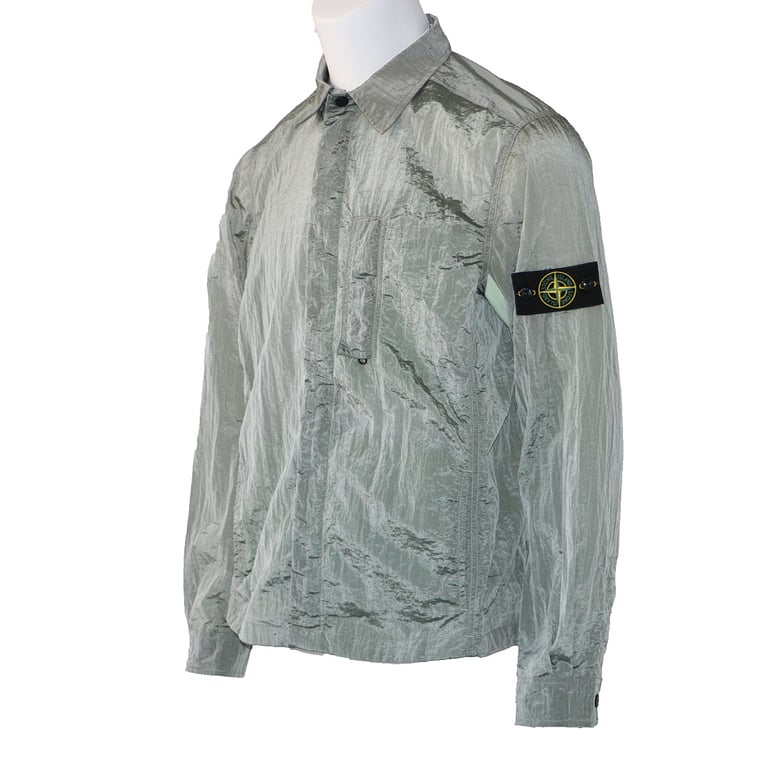 Stone Island 18SS Nylon Metal Overshirt Mint Green - 4
