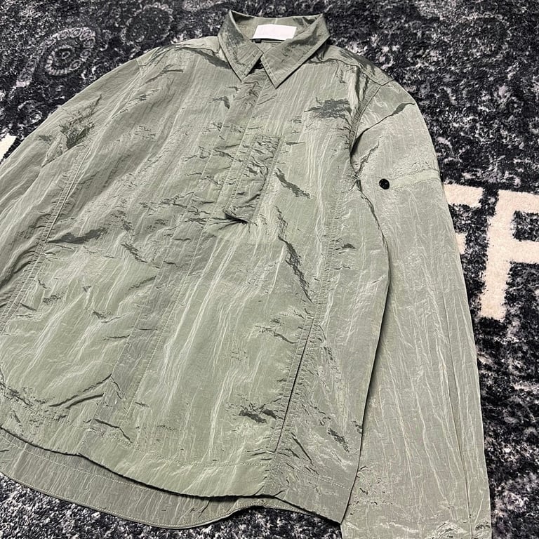 Stone Island 18SS Nylon Metal Overshirt Mint Green - 33