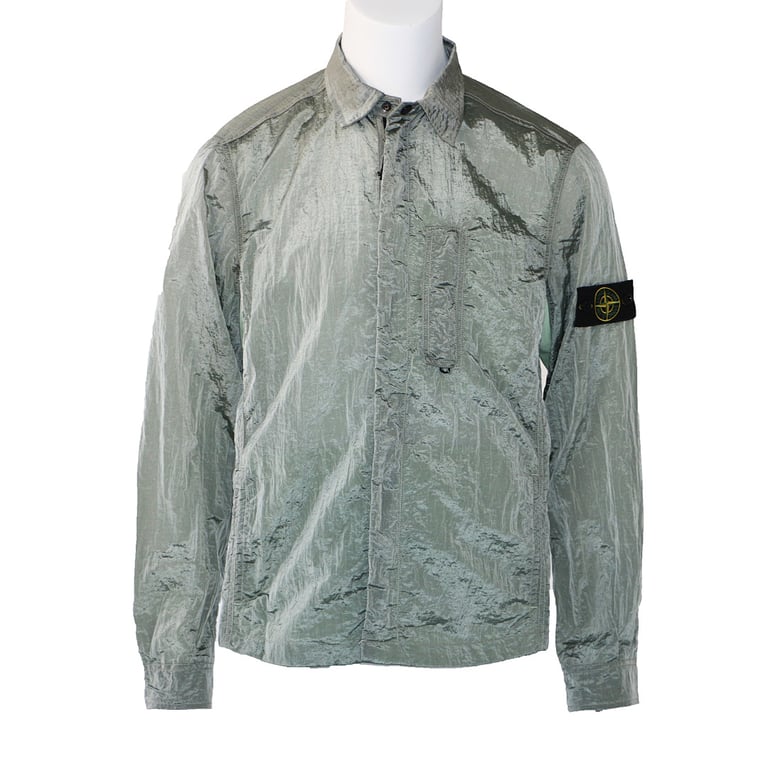 Stone Island 18SS Nylon Metal Overshirt Mint Green - 5