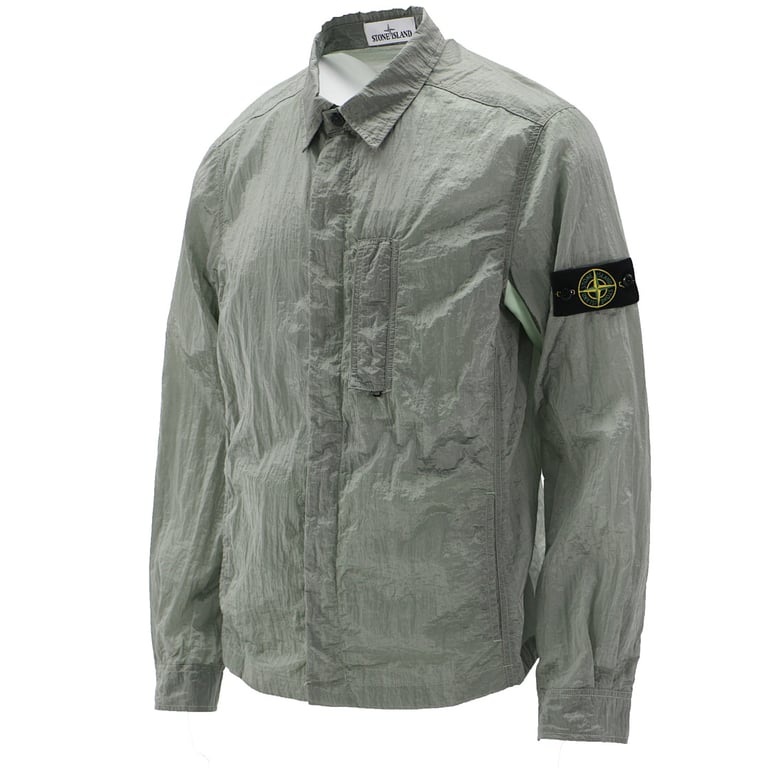 Stone Island 18SS Nylon Metal Overshirt Mint Green - 8