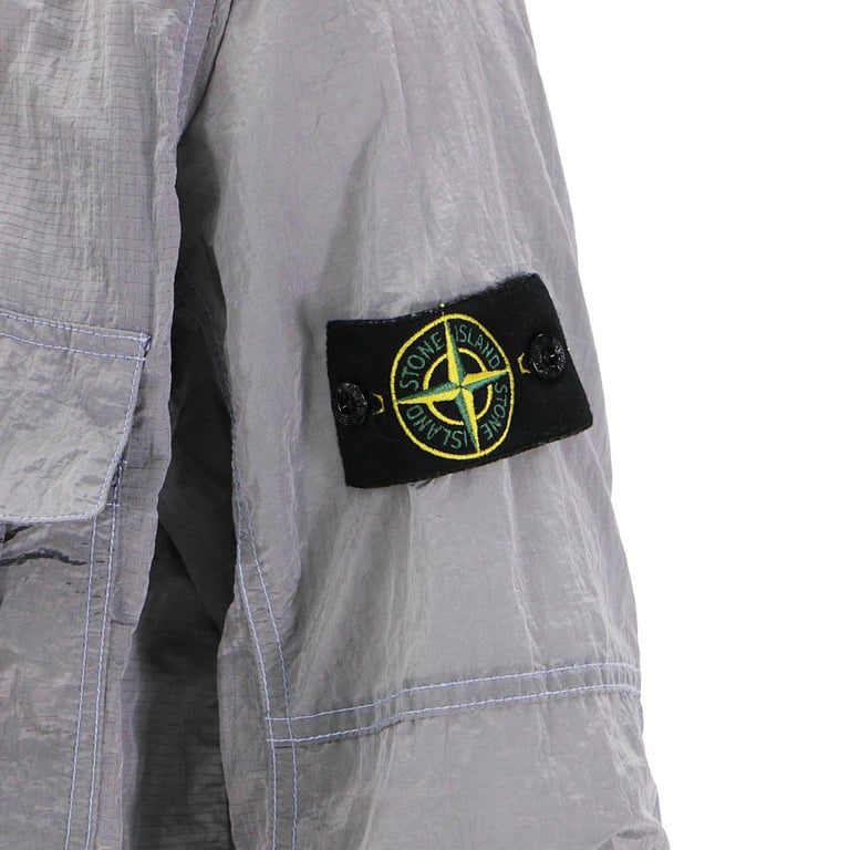 Stone Island 19SS Metallic Nylon Jacket Lavender - 5