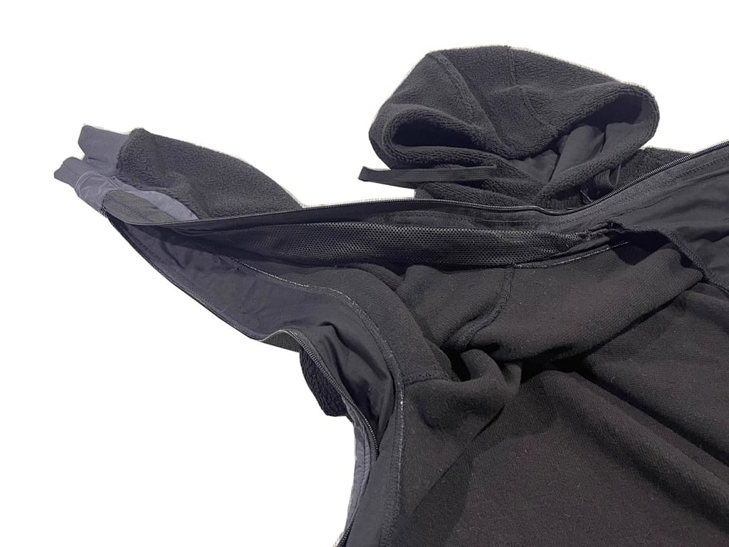 Technical Fleece Hoodie with Side Zippers - 4