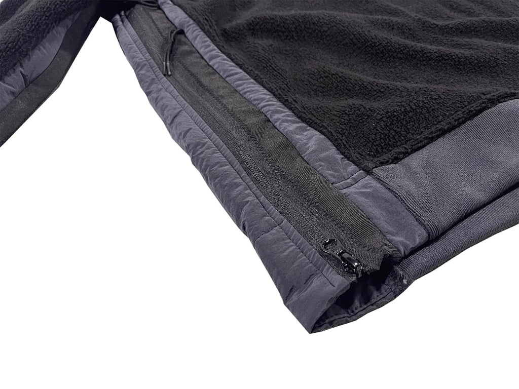 Technical Fleece Hoodie with Side Zippers - 6