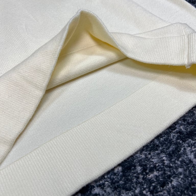 Stone Island 23FW Turtleneck Knit Sweater Cream - 2